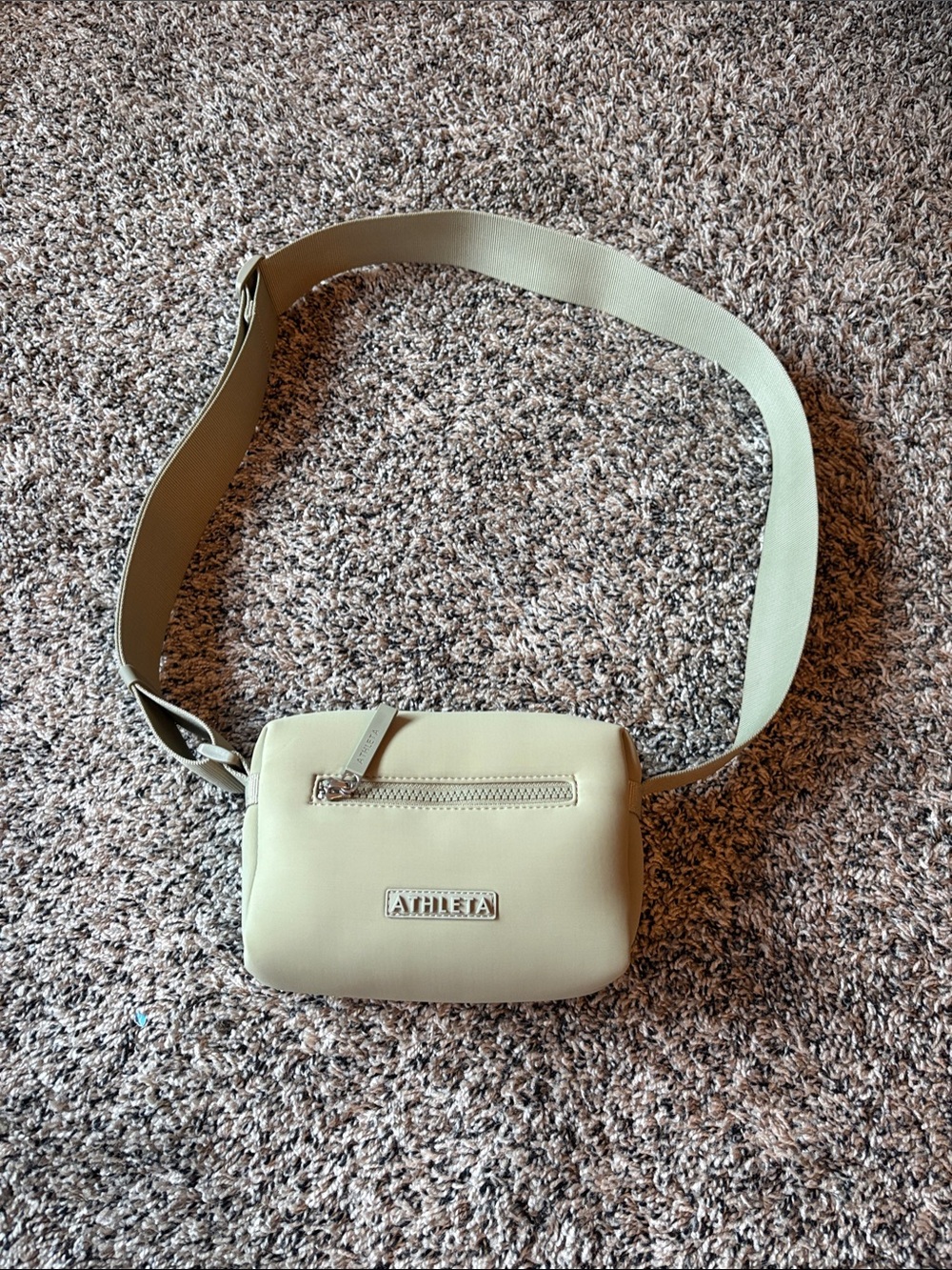 Athleta Sage Green Crossbody Belt Bag